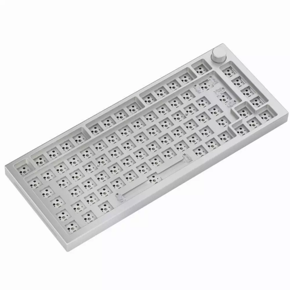 Геймърска механична клавиатура основа Glorious RGB GMMK Pro White Ice TKL ISO-Layout