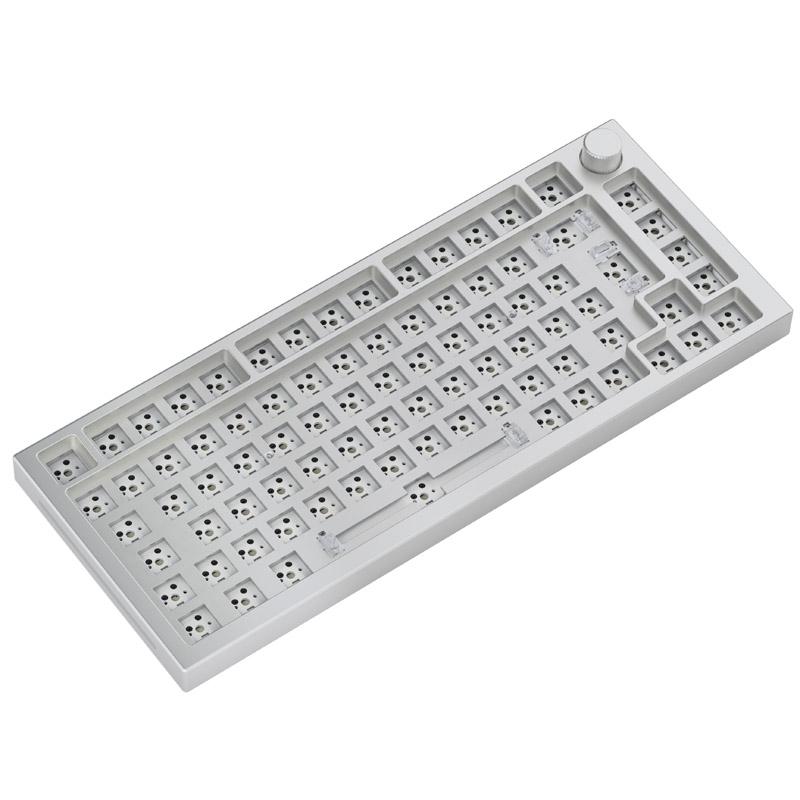Геймърска механична клавиатура основа Glorious RGB GMMK Pro White Ice TKL ISO-Layout