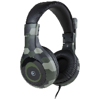 Геймърски слушалки Nacon Bigben Stereo Gaming Headset V1, Микрофон, Камуфлажно зелено