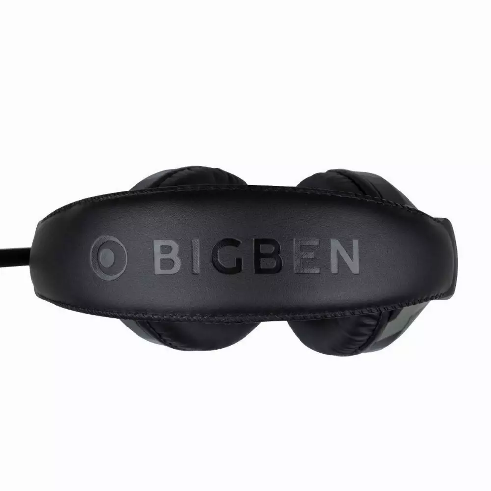 Геймърски слушалки Nacon Bigben Stereo Gaming Headset V1, Микрофон, Камуфлажно зелено