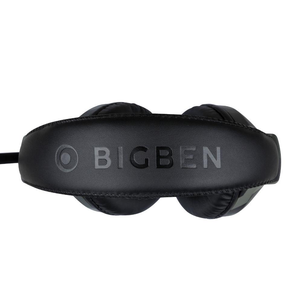 Геймърски слушалки Nacon Bigben Stereo Gaming Headset V1, Микрофон, Камуфлажно зелено