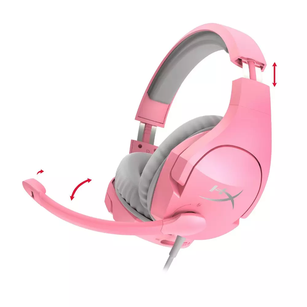Геймърски слушалки HyperX Cloud Stinger Pink