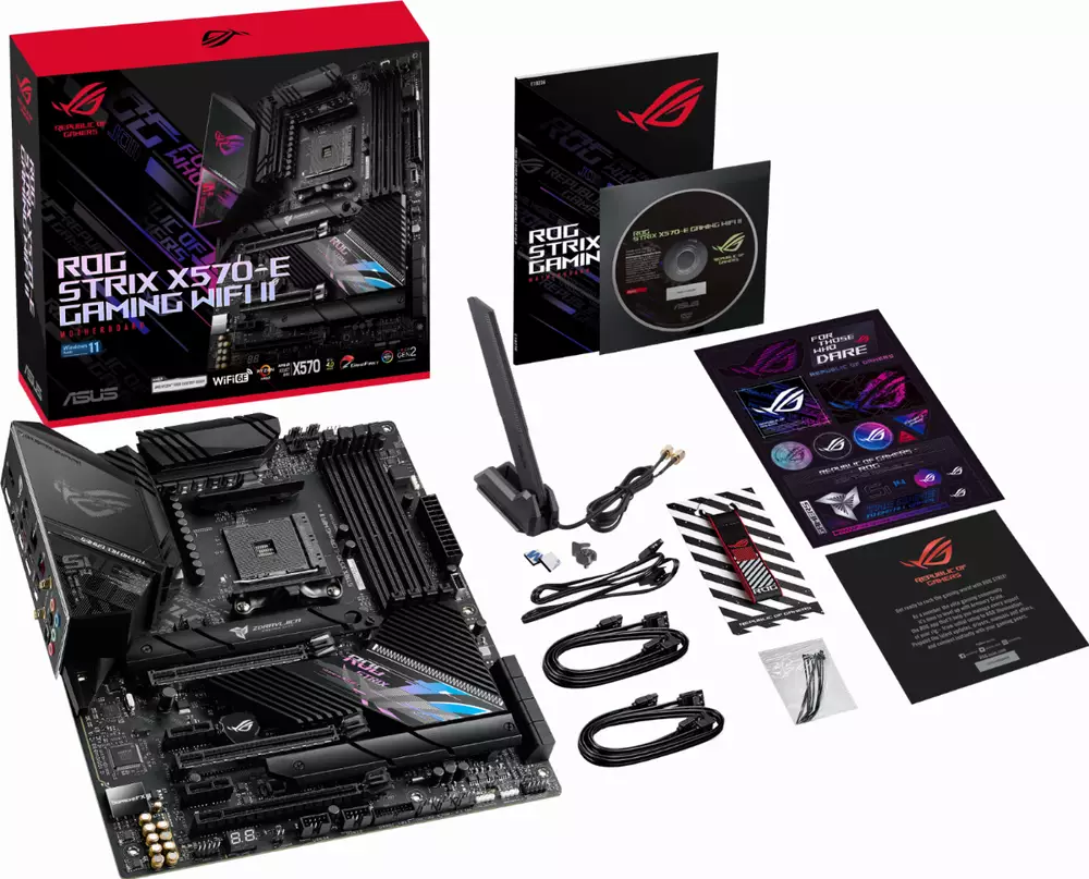 Дънна платка ASUS ROG STRIX X570-E GAMING WIFI II
