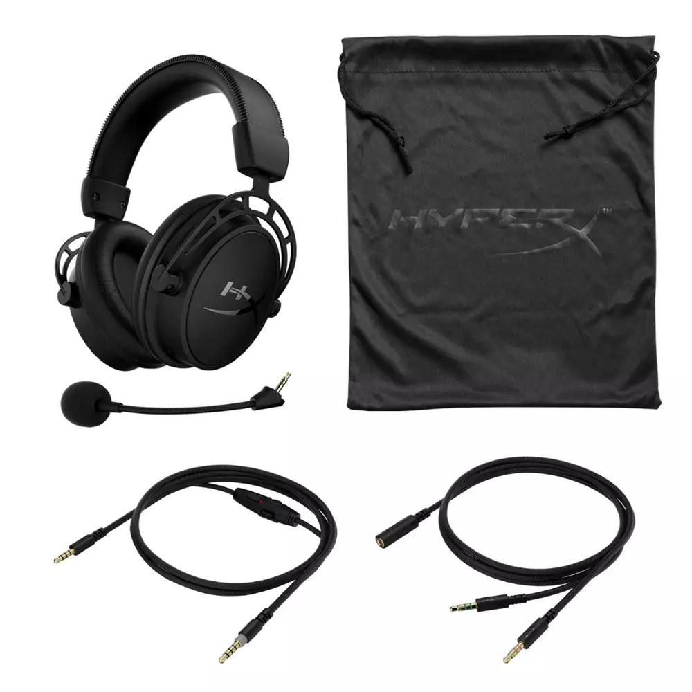 Геймърски слушалки HyperX Cloud Alpha Blackout