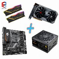  Комбо PowerColor Red Devil RX 6600XT + GIGABYTE B550M AORUS ELITE  + 2X8GB TEAM GROUP T-FORCE DELTA TUF RGB + EVGA Supernova 650 GT 80+ Gold  
