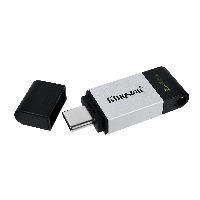 USB памет Kingston DataTraveler 80 64GB USB-C 3.2 Gen 1 Black