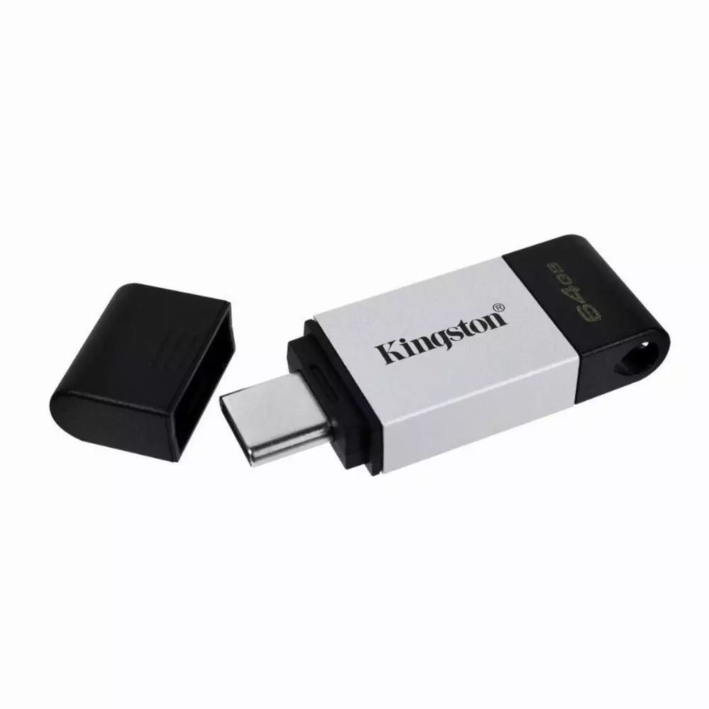USB памет Kingston DataTraveler 80 64GB USB-C 3.2 Gen 1 Black