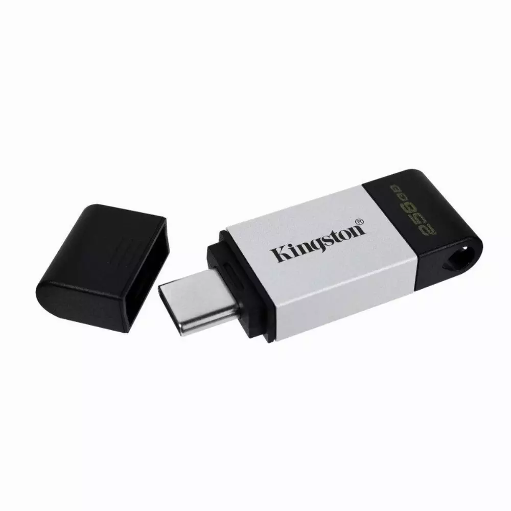USB памет KINGSTON DataTraveler 80, 256GB, USB-C 3.2 Gen 1, Черна