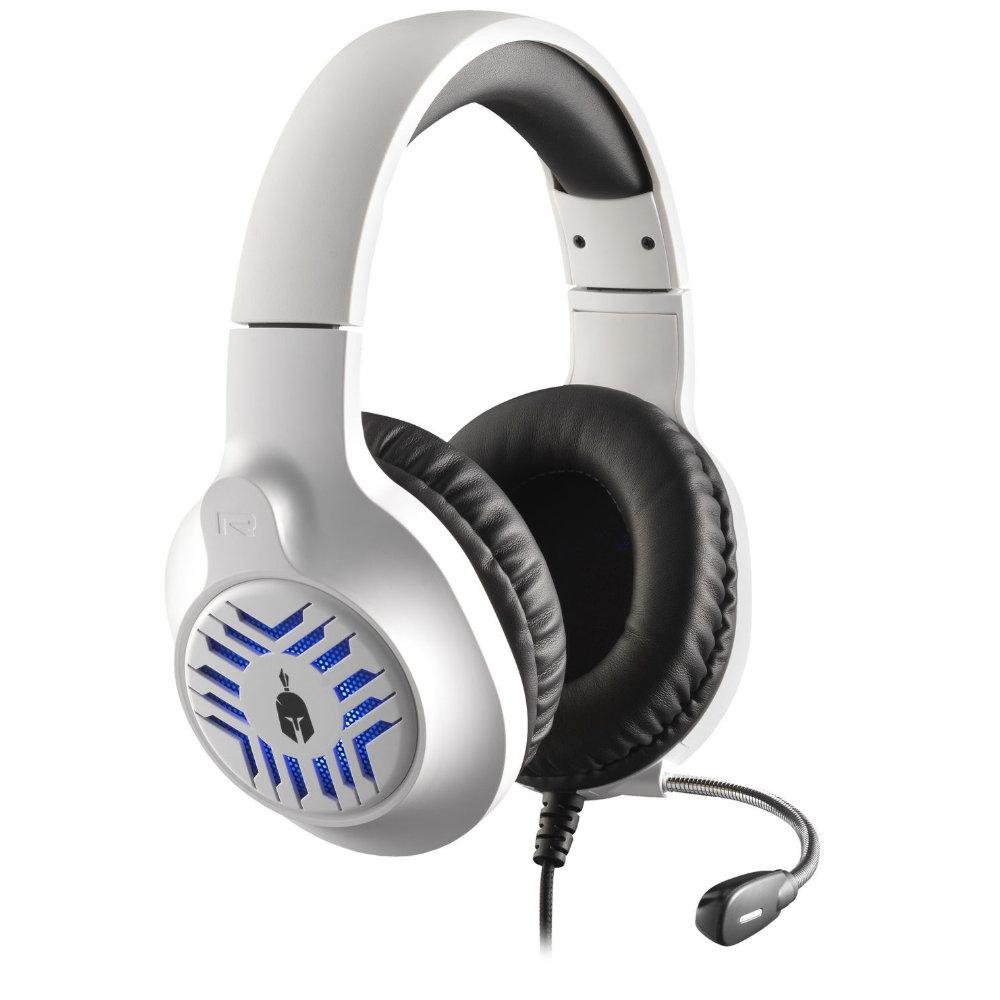 Геймърски слушалки Spartan Gear Medusa White/Black