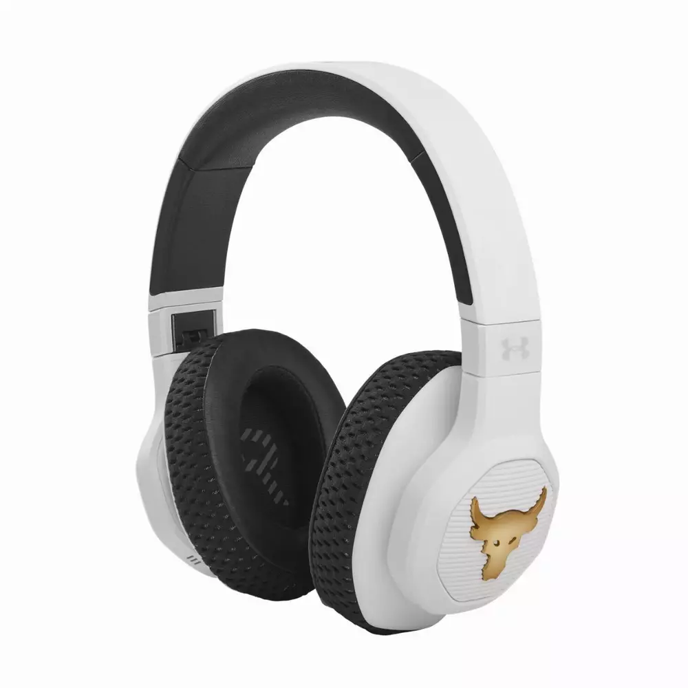 Блутут слушалки JBL UA Project Rock Over-Ear Training, Бял
