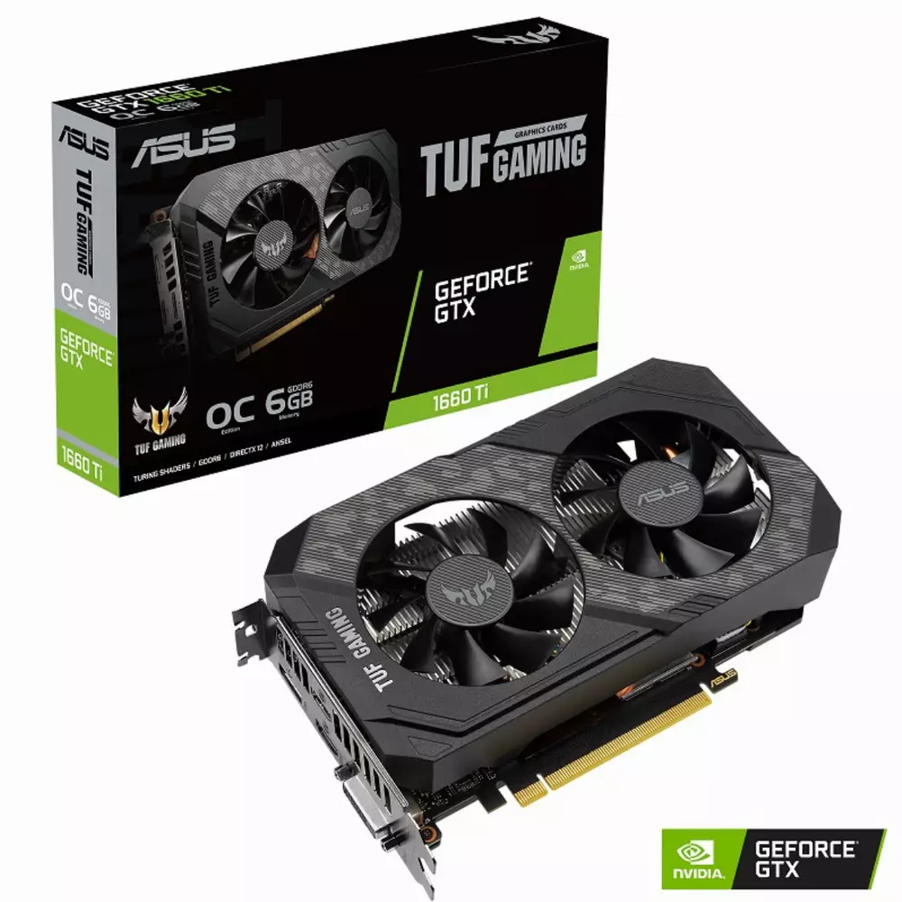 Видео карта ASUS TUF Gaming GeForce GTX 1660 Ti EVO OC Edition 6GB + Захранване ASUS TUF Gaming 550W 80+ Bronze