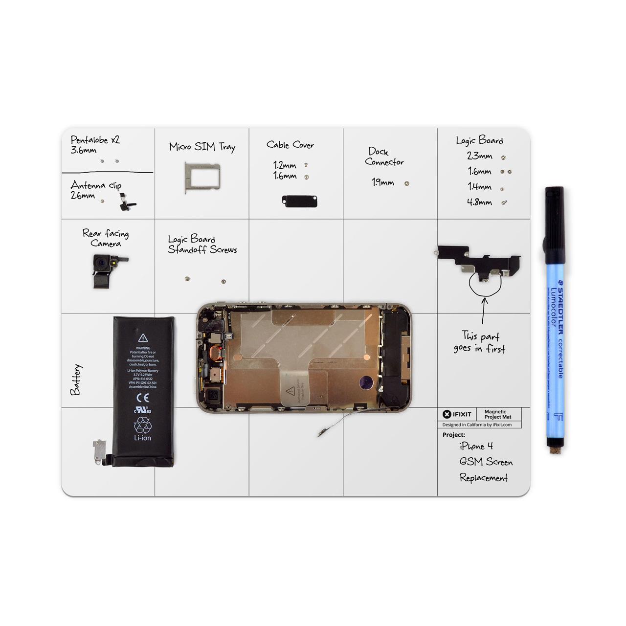 Alfombrilla magnética iFixit Magnetic Project Mat 20 x 25 cm
