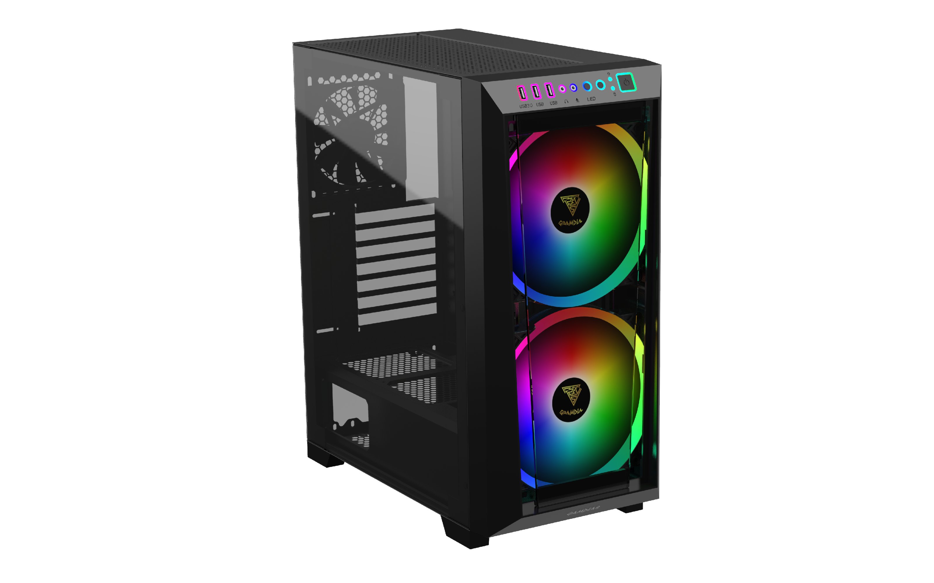 Кутия за компютър Gamdias APOLLO M2 Elite RGB Case ATX  