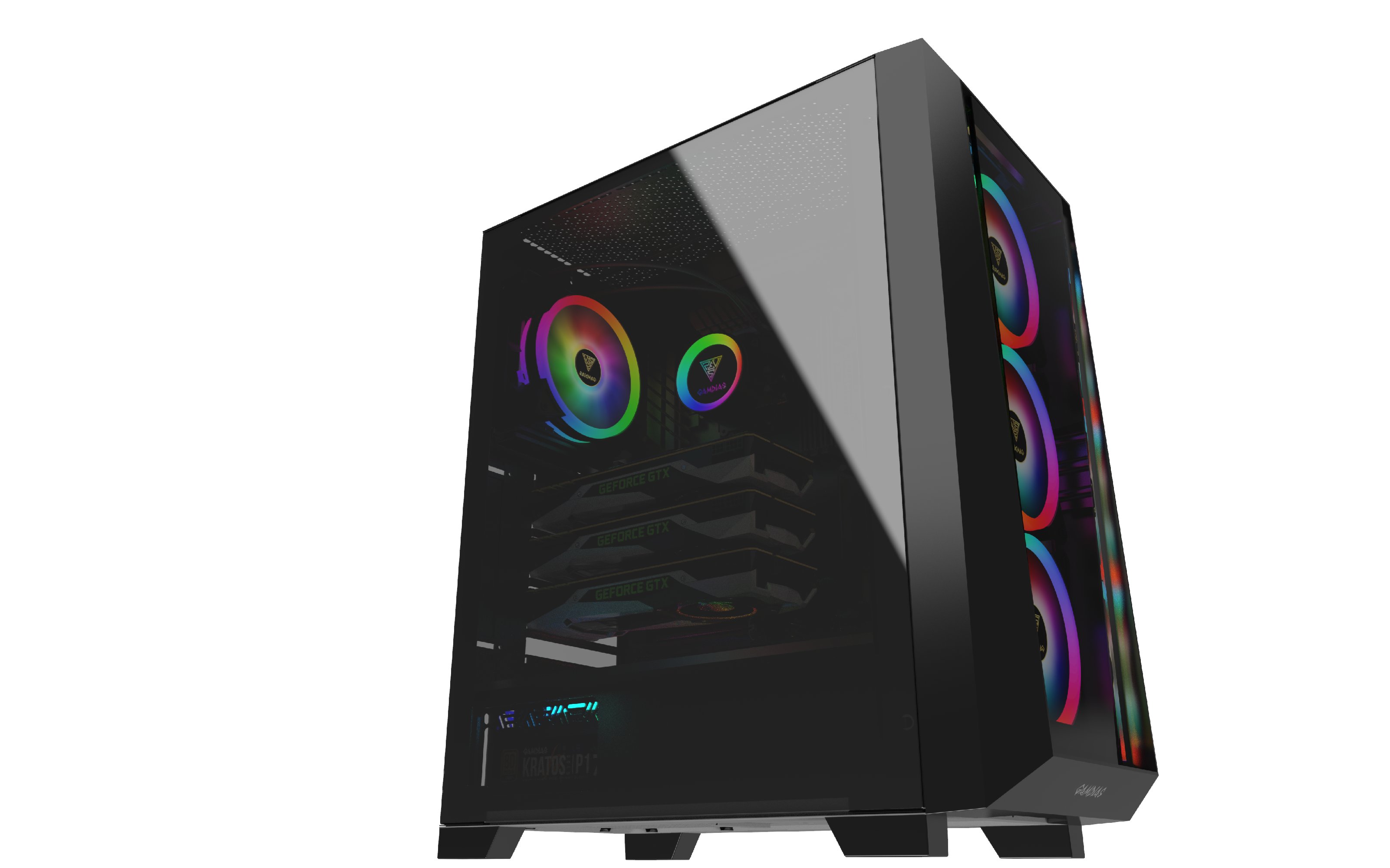 Кутия Gamdias TALOS M1 Elite aRGB Tempered Glass - GAMDIAS-TALOS-M1-ELITE
