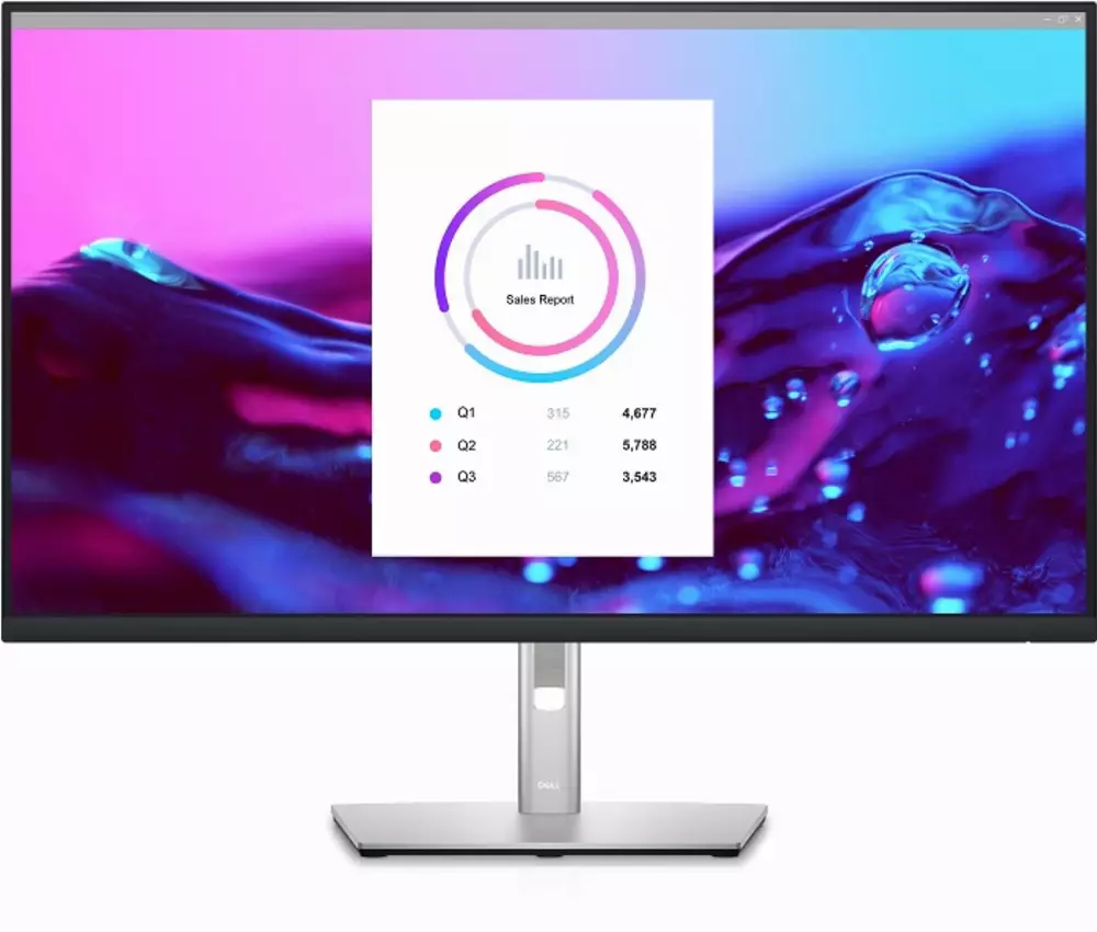 Монитор Dell 31.5" P3222QE, IPS, UHD 3840x2160, 60Hz, 5ms, sRGB 99%, USB, LAN