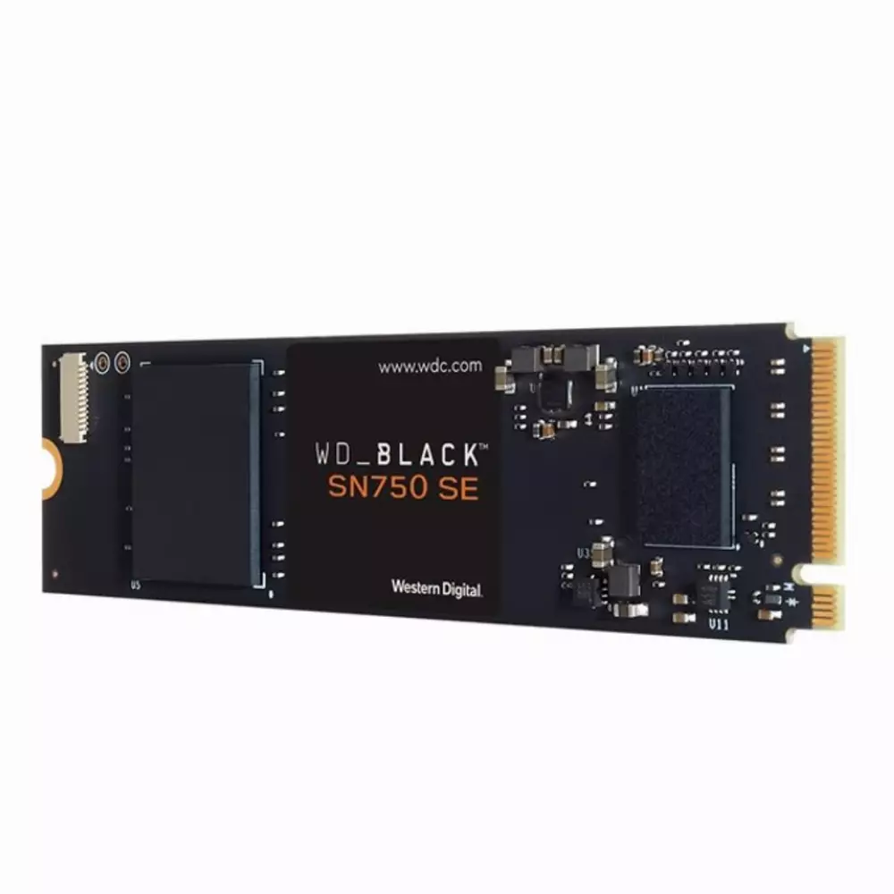 Диск SSD WD Black SN750 SE 500GB M.2 NVMe PCIe Gen4 - WDS500G1B0E