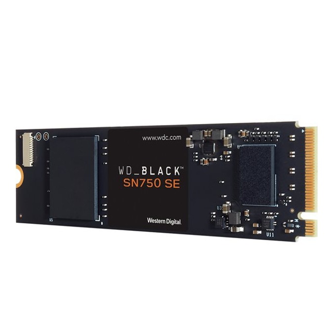 Диск SSD WD Black SN750 SE 500GB M.2 NVMe PCIe Gen4 - WDS500G1B0E