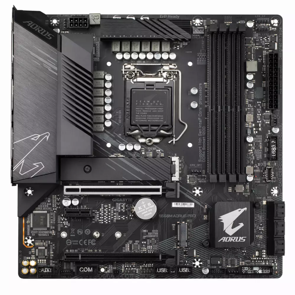 Дънна платка GIGABYTE AORUS B560M PRO, socket 1200, mATX