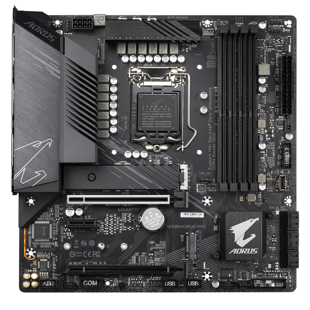 Дънна платка GIGABYTE AORUS B560M PRO, socket 1200, mATX