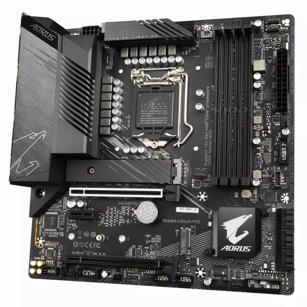 Дънна платка GIGABYTE AORUS B560M PRO, socket 1200, mATX