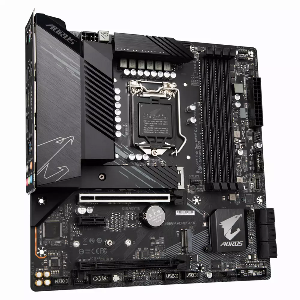 Дънна платка GIGABYTE AORUS B560M PRO, socket 1200, mATX