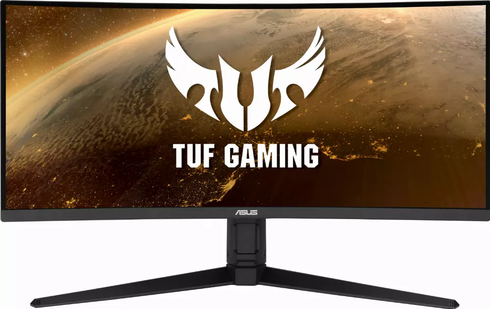Монитор ASUS TUF Gaming VG34VQL1B, 34 " WQHD (3440x1440), 165Hz, Extreme Low Motion Blur, FreeSync Premium, 1ms (MPRT), Curved, DisplayHDR 400