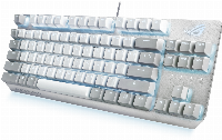 Геймърска Механична Клавиатура ASUS ROG Strix Scope NX TKL Moonlight White