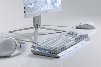 Геймърска Механична Клавиатура ASUS ROG Strix Scope NX TKL Moonlight White