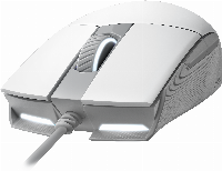 Геймърска мишка ASUS ROG Strix Impact II Moonlight White - 90MP02C0-BMUA00
