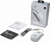 Геймърска мишка ASUS ROG Strix Impact II Moonlight White - 90MP02C0-BMUA00