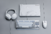 Геймърска мишка ASUS ROG Strix Impact II Moonlight White - 90MP02C0-BMUA00