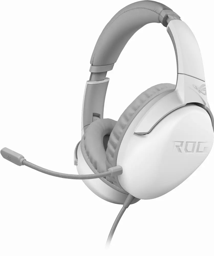 Геймърски слушалки ASUS ROG Strix Go Core Moonlight White - 90YH0381-B1UA00