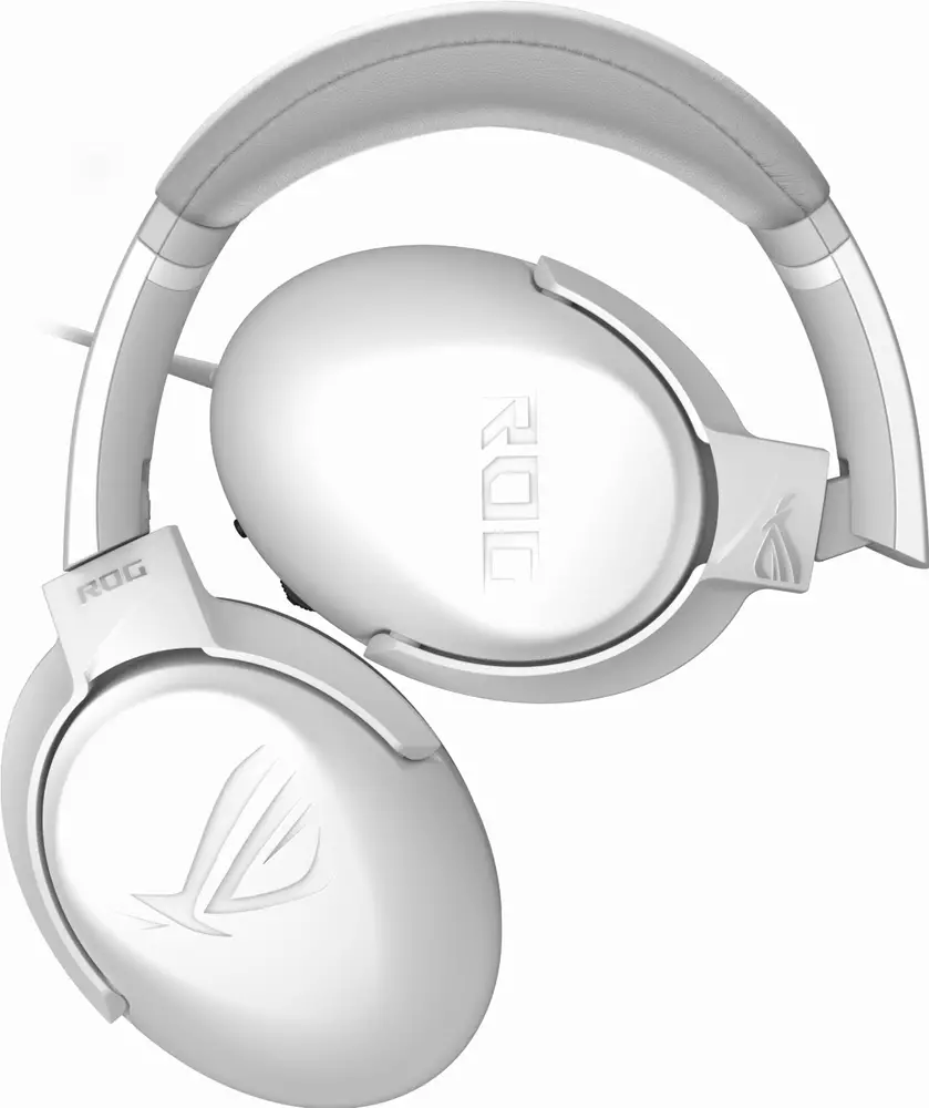 Геймърски слушалки ASUS ROG Strix Go Core Moonlight White - 90YH0381-B1UA00