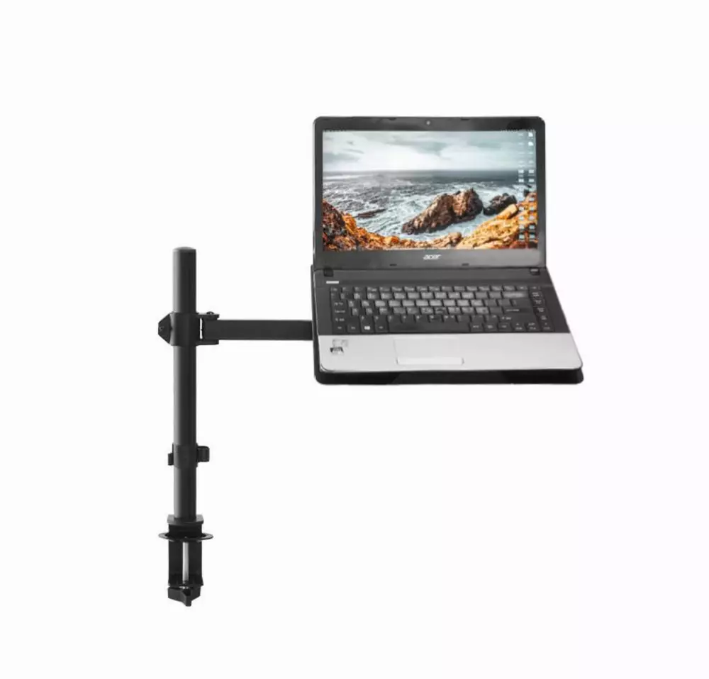 Поставка  за лаптоп или монитор Estillo, 18.4", Подвижно рамо, Черен