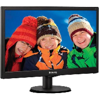 Монитор Philips 21.5" 223V5LSB2/10, TN, FHD 1920x1080, 5ms, 16:9, D-Sub, Black