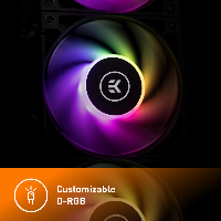 Воден охладител за процесор EK-AIO 240 (240mm) D-RGB Water 