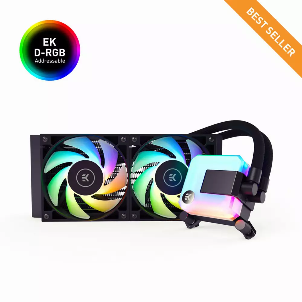 Воден охладител за процесор EK-AIO 240 (240mm) D-RGB Water 