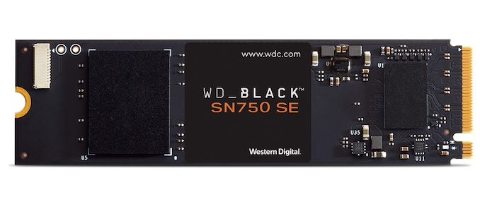 Диск SSD WD Black SN750 SE 1TB M.2 NVMe PCIe Gen 4 - WDS100T1B0E