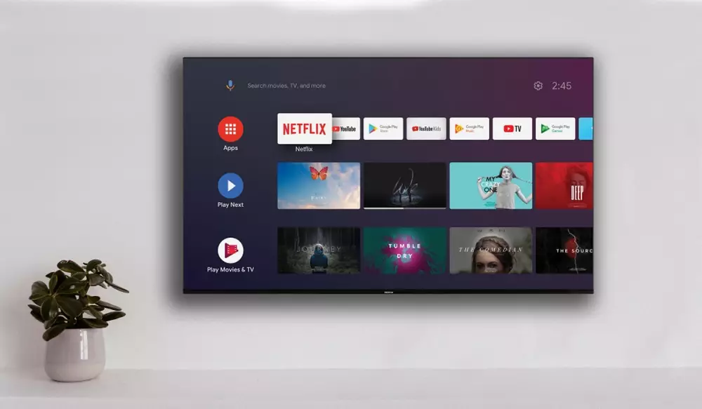 Монитор TV Nokia Smart 4300A, 43", IPS, 4K 3840x2160, HDR10, Dolby Vision, Wi-Fi, Android OS - 4300A4KDA