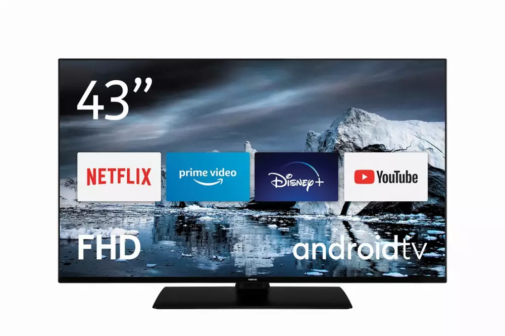 Монитор TV Nokia Smart 4300B, 43", IPS, FHD 1920x1080, HDR10, Dolby Vision, Wi-Fi, Android OS - 4300BFHDA