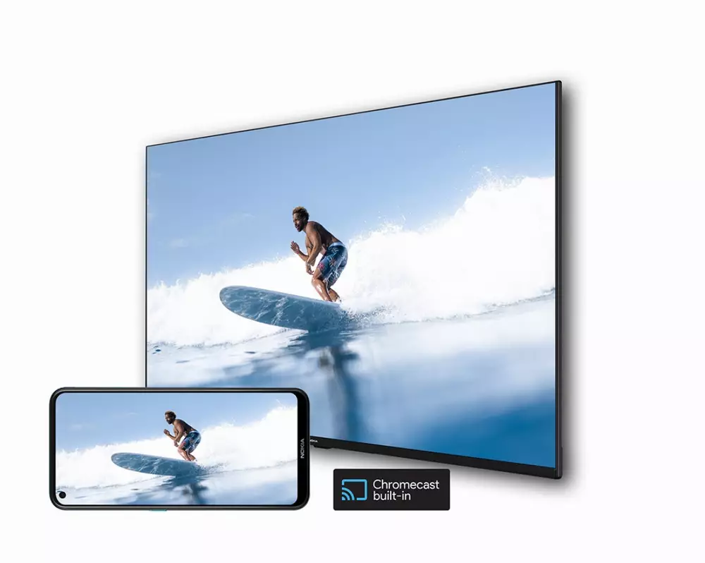 Монитор TV Nokia Smart 4300B, 43", IPS, FHD 1920x1080, HDR10, Dolby Vision, Wi-Fi, Android OS - 4300BFHDA