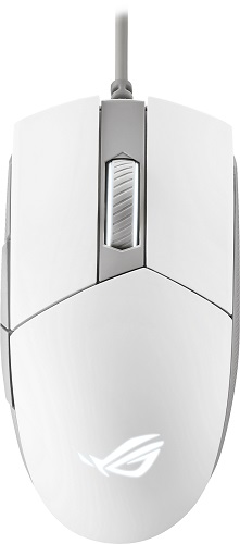 Геймърска мишка ASUS ROG Strix Impact II Moonlight White - 90MP02C0-BMUA00