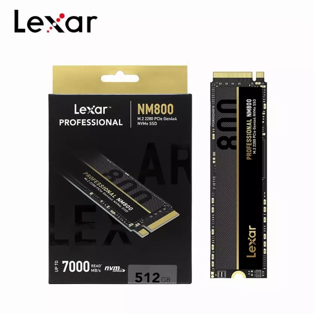 Диск SSD LEXAR NM800 512GB M.2 2280 NVMe PCIe Gen 4 - LNM800X512G-RNNNG