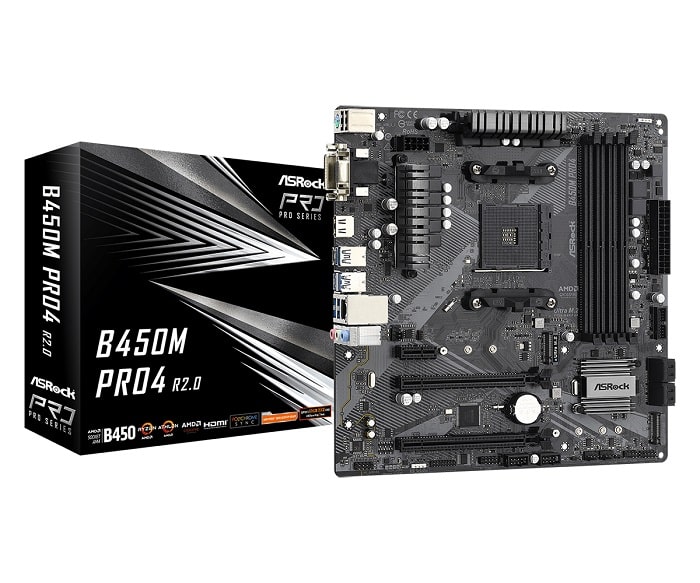 Дънна платка ASROCK B450M PRO4 R2.0