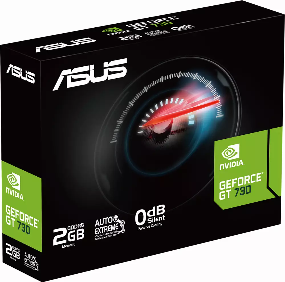 Видеокарта ASUS GeForce GT 730, 2GB GDDR5, 64-bit, 4x HDMI