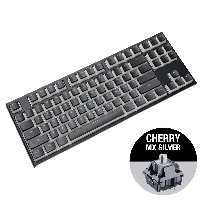 Геймърскa механична клавиатура Ducky One 2 Pudding RGB TKL, Cherry MX Silver