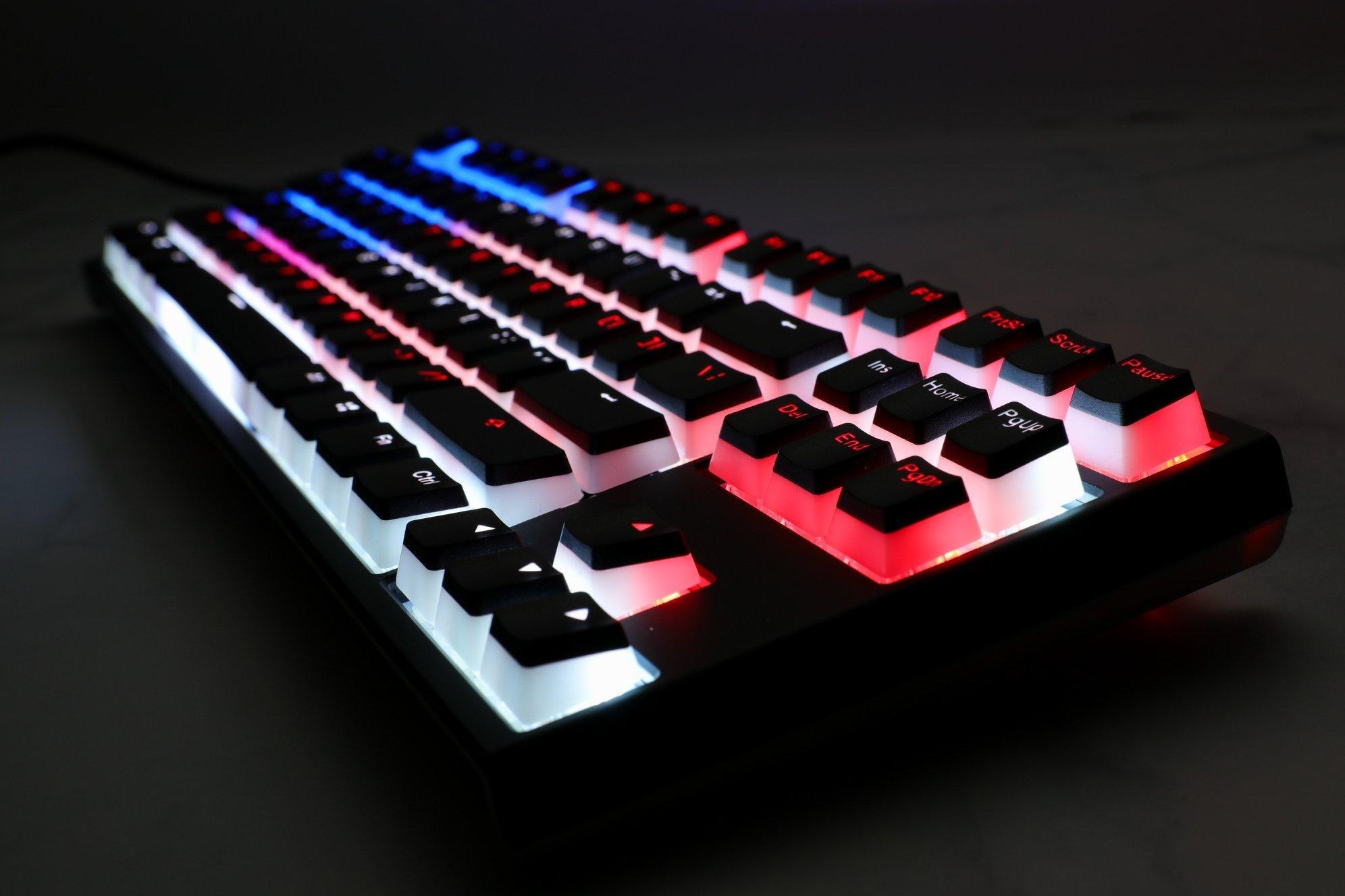 Геймърскa механична клавиатура Ducky One 2 Pudding RGB TKL, Cherry MX Silver