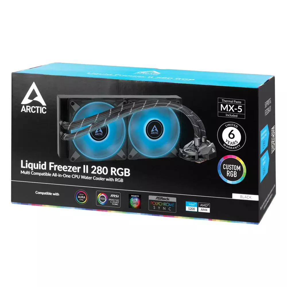 Водно охлаждане за процесор Arctic Liquid Freezer II 280 RGB - ACFRE00108A