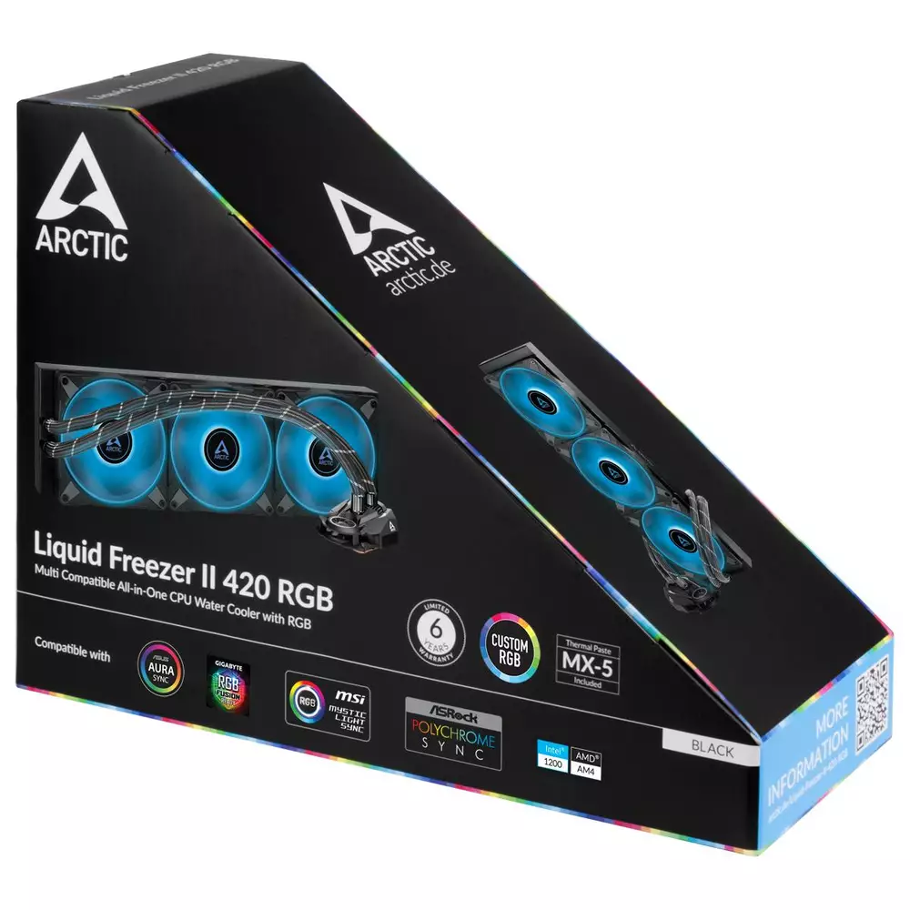 Охладител за процесор Arctic Liquid Freezer II 420 RGB - ACFRE00110A 