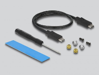 Външна стойка Delock 42004, За M.2 NVMe PCIe или SATA SSD, USB-C 3.2 Gen 2